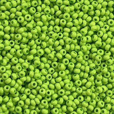 RC603 Terra Matt Lime size 10 seed beads