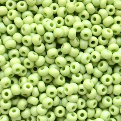 RC678 Op Lime Size 8 Seed Beads
