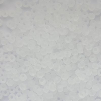 RC8-0131F Matt Trans Crystal Size 8 Seed Beads