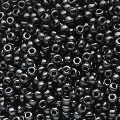 RC8-0451 Gunmetal Size 8 Seed Beads