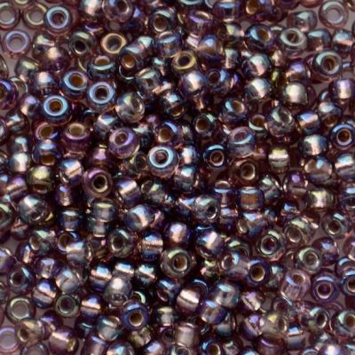 RC8-1012 SL Smoky Amethyst AB Size 8 Seed Beads