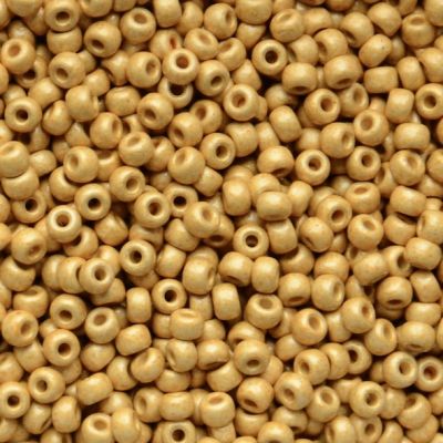 RC8-4202F Dur Mat Galvanised Gold Size 8 Seed Beads