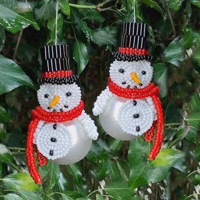Snowman Bauble Kit (makes 2)