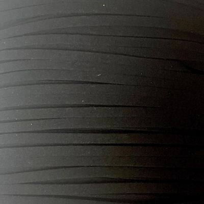 TG409 Black Imitation Suede Lace