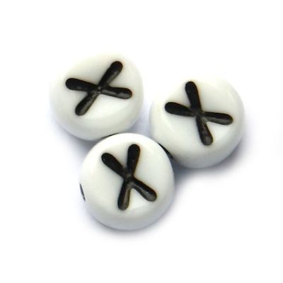 GL5644 X Letter Bead