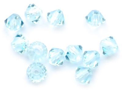 CB308 3mm Aqua Crystal Bicone