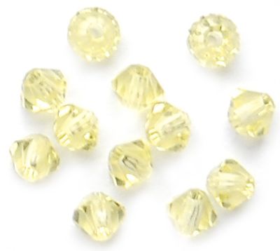 CB313 3mm Jonquil Crystal Bicone