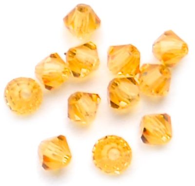 CB314 3mm Topaz Crystal Bicone