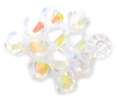 CB325 3mm Clear Double AB Crystal Bicone