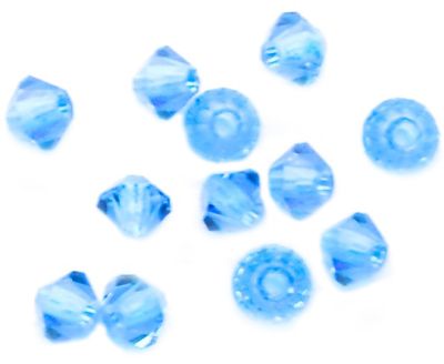 CB326 3mm Capri Blue Crystal Bicone