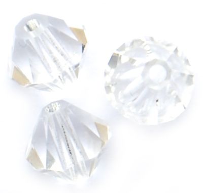 CB601 6mm Clear Crystal Bicone