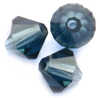 CB609 6mm Montana Sapphire Crystal Bicone