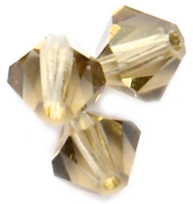 CB615 6mm Black Diamond Crystal Bicone