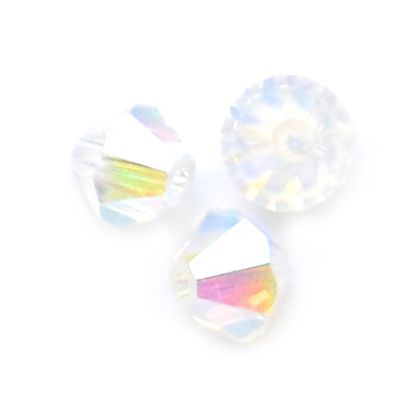 CB650 6mm Clear Double AB Crystal Bicone