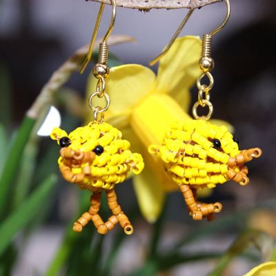 Chirpy Chick Earrings Pattern