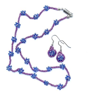 Daisy Necklace And Earrings