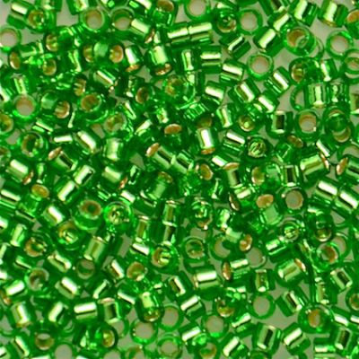 DB0046 Silver Lined Light Green Delica