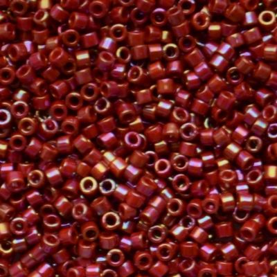 DB2275 Glzd Op Dk Red Delica