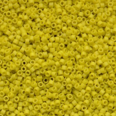 DB2283 Frost Op Glzd Yellow Delica