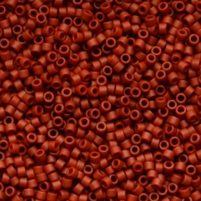 DB2288 Frost Op Glzd Red Delica