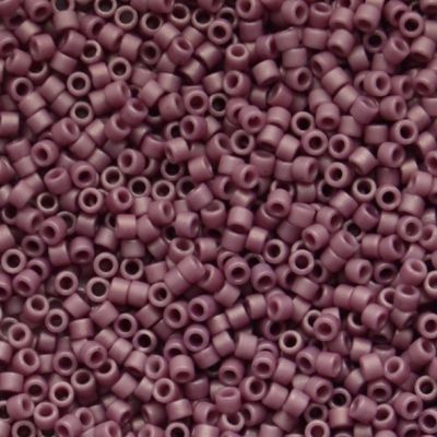 DB2295 Frost Op Glzd Plum Delica