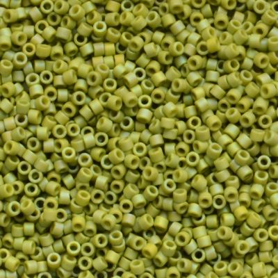 DB2309 Frost Op Glzd Rainbow Olive Delica