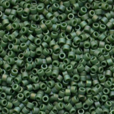 DB2312 Frost Op Glzd Rainbow Shamrock Delica