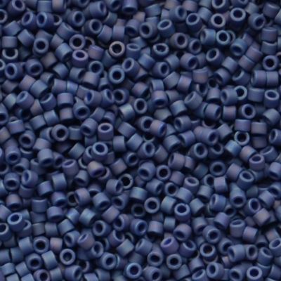 DB2319 Frost Op Glzd Rainbow Navy Blue Delica