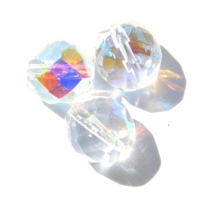 FG1014 10mm Crystal AB Facet