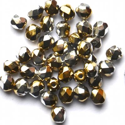 FG430 4mm California Silver Facet