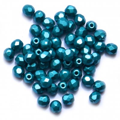 FG506 4mm Teal Pearl Facet