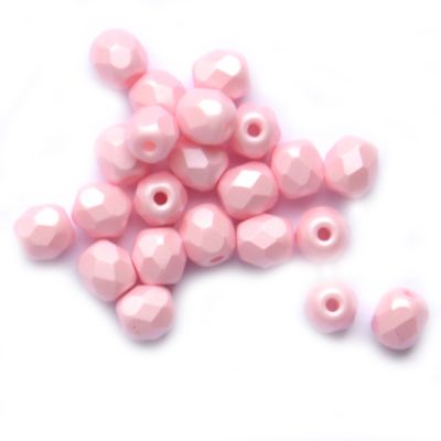 FG521 4mm Fondant Pink Facet