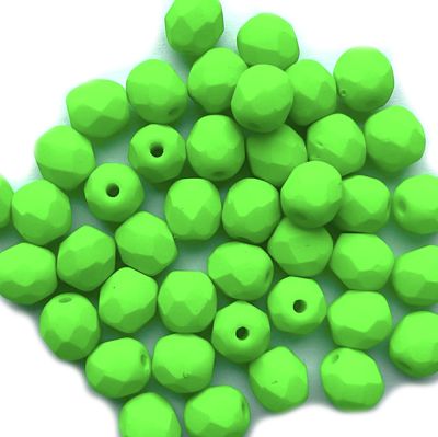 FG541 4mm Fluorescent Op Green Facet