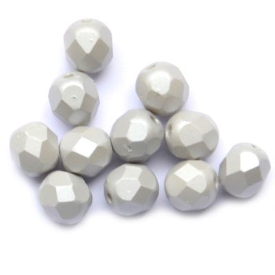 FG720 6mm Fondant Silver Grey Facet