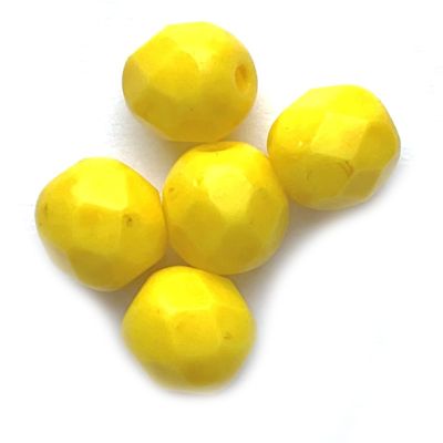 FG738 6mm Terra Yellow Facet