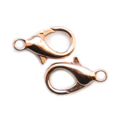FN024 Rose Gold Medium Lobster Catch 13mm