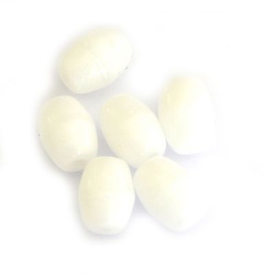 GL1244 6x4mm White Oval