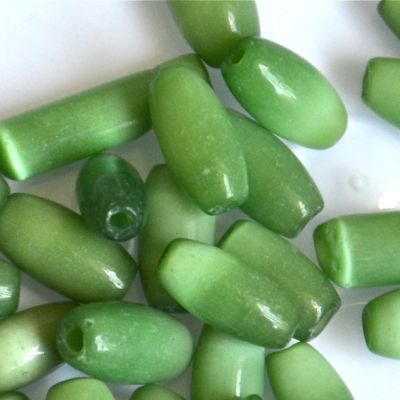 GL5683 Green Cats Eye Ovals