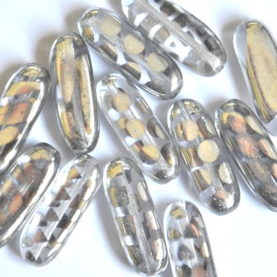 GL5699 10 Long Mirror Lozenges