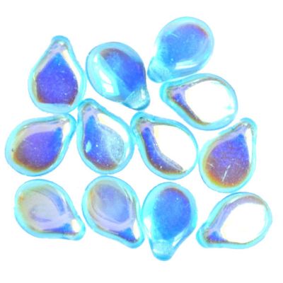 GL5707 Turquoise AB Pip Beads