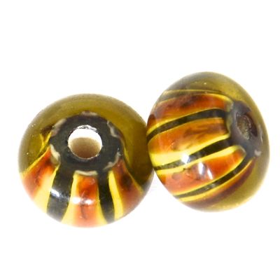 GL6643 Toffee Stripe Bead