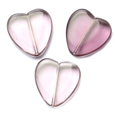 GL6715 Purple 22mm Heart