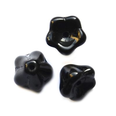 GL6726 8mm Black Trumpet Flower