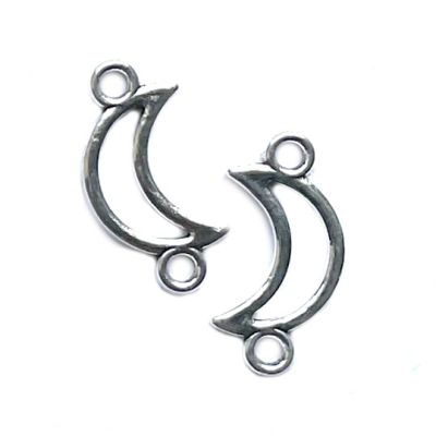 MB1065 Double Link Moon Charm