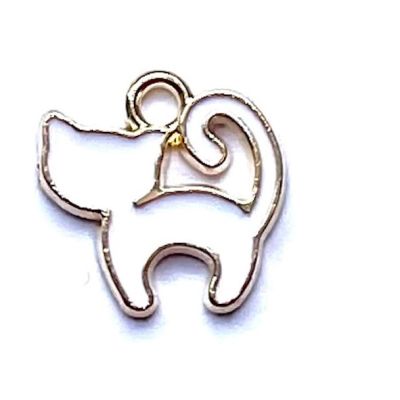 MB592 White Cat Charm