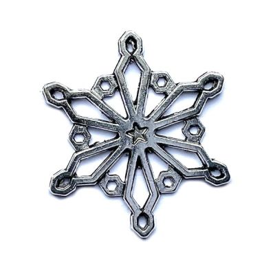 MB701 Silver Snowflake Charm