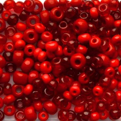 MX257 Red Pony Beads