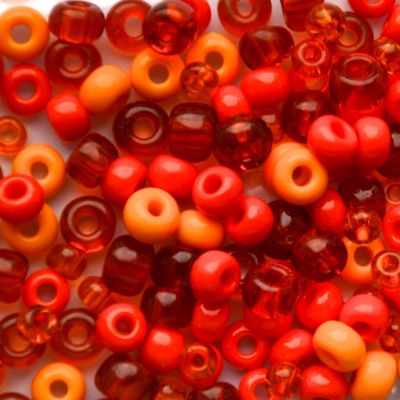 MX260 Orange Pony Beads