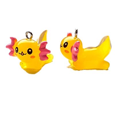 PB382 Yellow Axolotl Charm