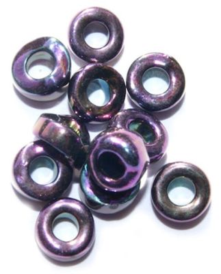 GL3331 6mm Purple Scarab Donuts (5ml bag)